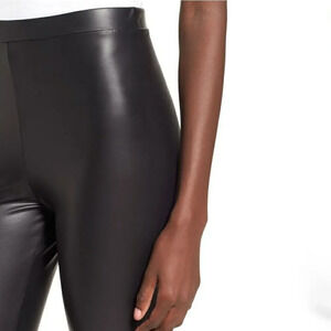 FAUX Leather BP Liquid Black Leggins S